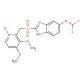 Pantoprazole Sulfone N-Oxide (CAS 953787-55-8) - chemical structure image