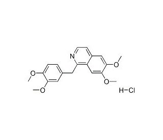 Papaverine hydrochloride (CAS 61-25-6) - chemical structure image