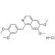 Papaverine hydrochloride (CAS 61-25-6) - chemical structure image