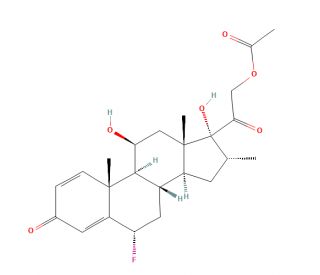 Paramethasone Acetate (CAS 1597-82-6) - chemical structure image
