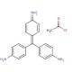 Pararosaniline acetate (CAS 6035-94-5) - chemical structure image