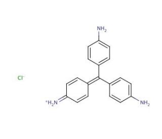 Pararosaniline hydrochloride (CAS 569-61-9) - chemical structure image