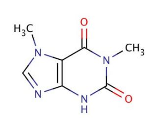 Paraxanthine (CAS 611-59-6) - chemical structure image