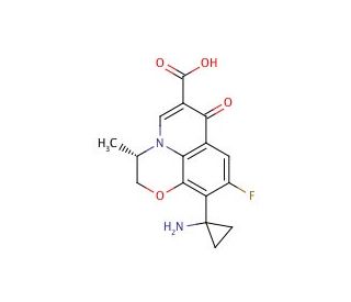 Pazufloxacin (CAS 127045-41-4) - chemical structure image