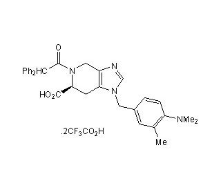 PD 123319 ditrifluoroacetate (CAS 130663-39-7) - chemical structure image