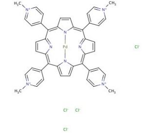 Pd(II) meso-Tetra(N-Methyl-4-Pyridyl) Porphine Tetrachloride - chemical structure image