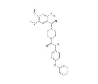 PDGFR Tyrosine Kinase Inhibitor III (CAS 205254-94-0) - chemical structure image