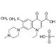 Pefloxacin mesylate dihydrate (CAS 149676-40-4) - chemical structure image