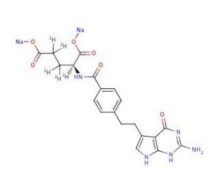 Pemetrexed-d5 Disodium Salt (CAS 150399-23-8 (unlabeled)) - chemical structure image