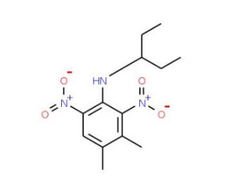 Pendimethalin (CAS 40487-42-1) - chemical structure image