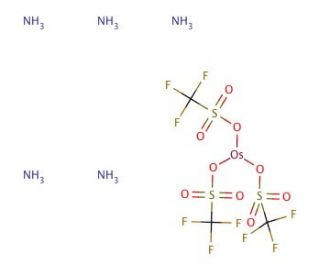 Pentaammine(trifluoromethanesulfonato)osmium(III) triflate (CAS 83781-30-0) - chemical structure image