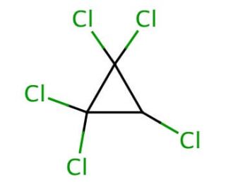 Pentachlorocyclopropane (CAS 6262-51-7) - chemical structure image