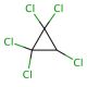 Pentachlorocyclopropane (CAS 6262-51-7) - chemical structure image