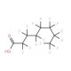 Pentadecafluorooctanoic acid (CAS 335-67-1) - chemical structure image