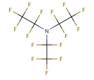 Pentadecafluorotriethylamine (CAS 359-70-6) - chemical structure image