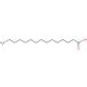 Pentadecanoic acid (CAS 1002-84-2) - chemical structure image
