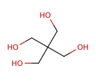Pentaerythritol (CAS 115-77-5) - chemical structure image