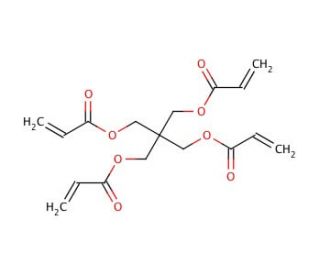 Pentaerythritol tetraacrylate (CAS 4986-89-4) - chemical structure image