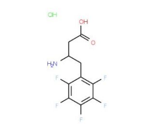 Pentafluoro-D-beta-homophenylalanine hydrochloride (CAS 269398-92-7) - chemical structure image
