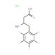 Pentafluoro-D-beta-homophenylalanine hydrochloride (CAS 269398-92-7) - chemical structure image