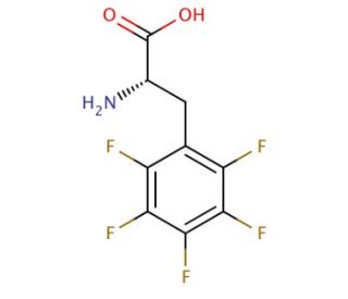 Pentafluoro-L-phenylalanine (CAS 138109-65-6) - chemical structure image