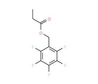 Pentafluorobenzyl propionate (CAS 21634-97-9) - chemical structure image