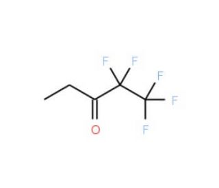 Pentafluoroethyl ethyl ketone (CAS 378-72-3) - chemical structure image