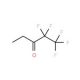Pentafluoroethyl ethyl ketone (CAS 378-72-3) - chemical structure image
