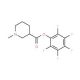 Pentafluorophenyl 1-methylpiperidine-3-carboxylate (CAS 946409-23-0) - chemical structure image