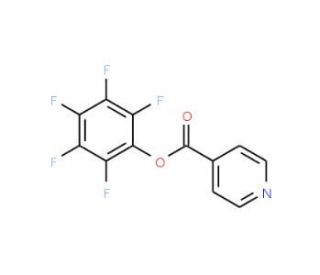 Pentafluorophenyl pyridine-4-carboxylate (CAS 360574-34-1) - chemical structure image