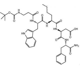 Pentagastrin (CAS 5534-95-2) - chemical structure image