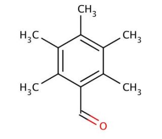 Pentamethylbenzaldehyde (CAS 17432-38-1) - chemical structure image