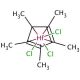 Pentamethylcyclopentadienylhafnium(IV) trichloride (CAS 75181-08-7) - chemical structure image
