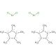 Pentamethylcyclopentadienylrhodium(III) chloride dimer (CAS 12354-85-7) - chemical structure image