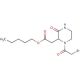 Pentyl 2-[1-(2-bromoacetyl)-3-oxo-2-piperazinyl]-acetate - chemical structure image
