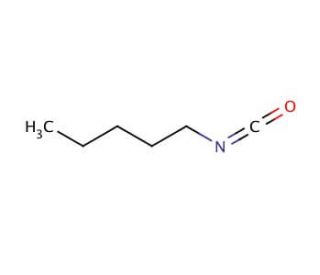 Pentyl isocyanate (CAS 3954-13-0) - chemical structure image