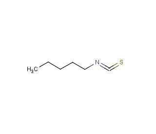 Pentyl isothiocyanate (CAS 629-12-9) - chemical structure image