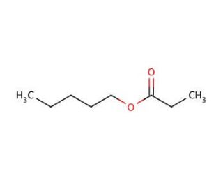 Pentyl propionate (CAS 624-54-4) - chemical structure image