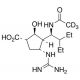 Peramivir-13C, 15N2 (CAS 330600-85-6 (unlabeled)) - chemical structure image