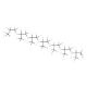 Perfluoro-2,5,8,11,14,17-hexamethyl-3,6,9,12,15,18-hexaoxahenelcosanoyl fluoride (CAS 13140-24-4) - chemical structure image