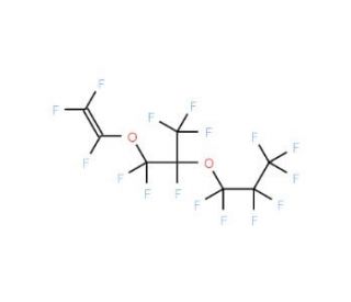 Perfluoro(5-methyl-3,6-dioxanon-1-ene) (CAS 1644-11-7) - chemical structure image