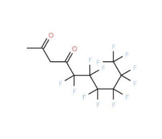(Perfluoroheptanoyl)acetone (CAS 82822-26-2) - chemical structure image