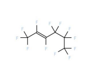 Perfluorohex-2-ene (CAS 1584-00-5) - chemical structure image