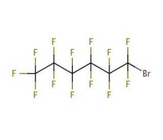 Perfluorohexyl bromide (CAS 335-56-8) - chemical structure image