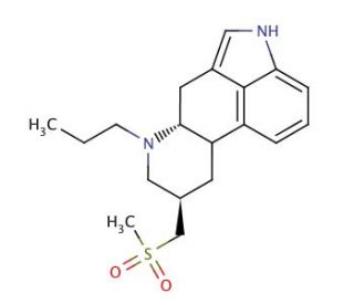 Pergolide Sulfone (CAS 72822-03-8) - chemical structure image