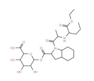 Perindopril Acyl-&alpha;-D-glucuronide - chemical structure image