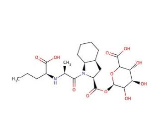 Perindoprilat Acyl-&beta;-D-glucuronide - chemical structure image