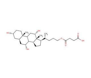 Petromyzonol 24 Hemisuccinate - chemical structure image