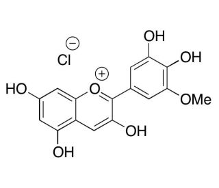 Petunidin Chloride (CAS 1429-30-7) - chemical structure image