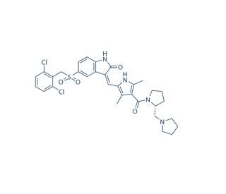 PHA 665752 (CAS 477575-56-7) - chemical structure image